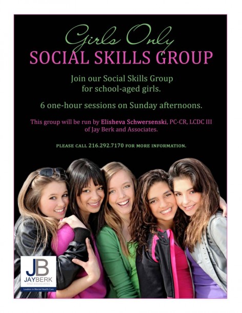 Social Skills flyer tznius