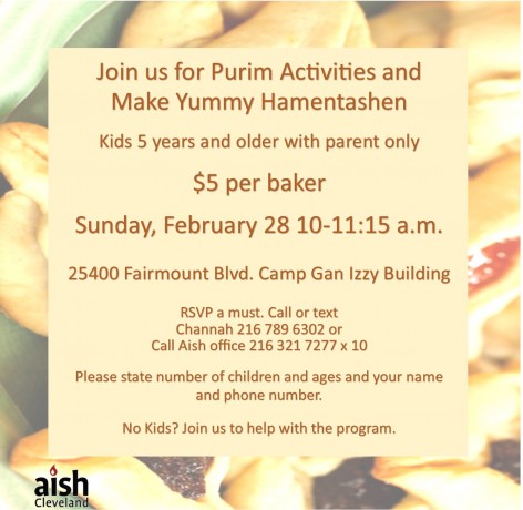 hamentash baking with kids