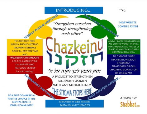 Chazkeinu Peer Support Flyer